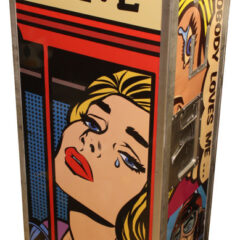 Popart KLM vliegtuigtrolley - Pop-Art - Vliegtuig trolley