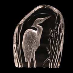 Wedgwood - Presse Papier - Reiger van kristal - Jaren 90