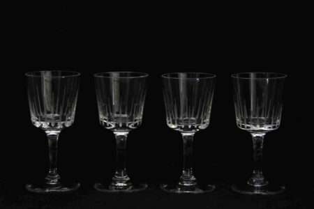 4 Schott Zwiesel - Borrelglas van kristal - Met gravering