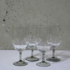 4 Richard Süßmuth - Wijnglas met fume been & voet - 60's
